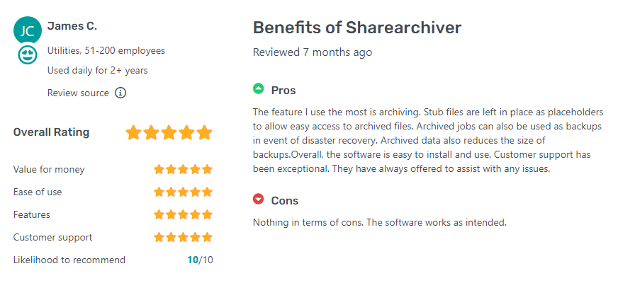 sharearchiver review 1