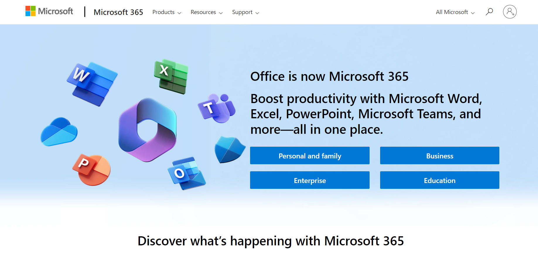 Microsoft 365 (previously Office 365)