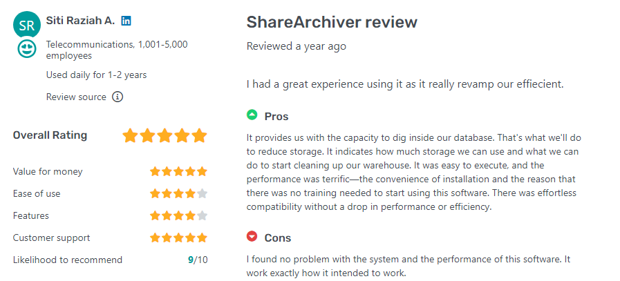 sharearchiver review 1