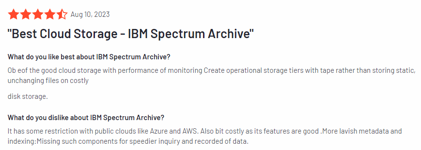 IBM spectrum review 1